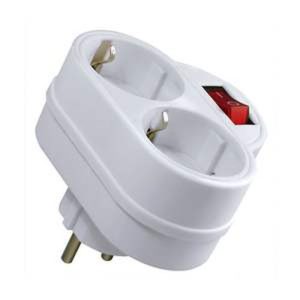 ADAPTADOR MULTIPLICADOR 2T. C/INTERRUPTOR