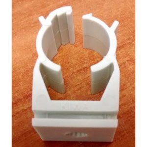 ABRAZADERA NYLON P/TUBO H 18-20 GRIS (100 UNIDADES)