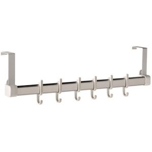 PERCHA COLGADOR PUERTA BLANCA 55CM