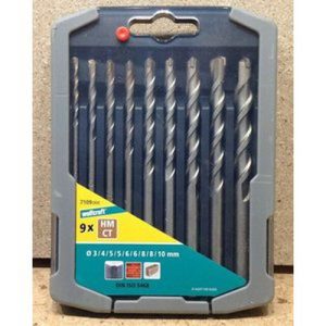 SET BROCAS PIEDRA 3-4-5-6-8-9-10 MM