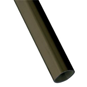 TUBO ARMARIO OVAL 20X18MM 4M ALUMINIO BRONCE