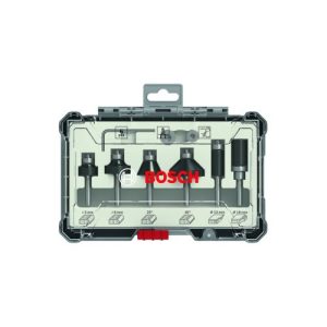 JUEGO 6 FRESAS DE 6MM PERFIL Y RECORTE