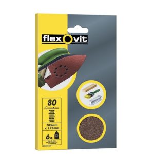 LIJA TRIANG. VELCRO 105X175 GR.50 (BL6)