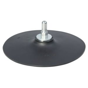 PLATO GOMA 125 MM. C/VASTAGO 8MM