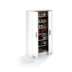 ARMARIO ZAPATERO 6 BALDAS BLANCO 108X55X36CM