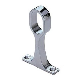 SOPORTE CENTRAL OVAL 25X15 CROMO