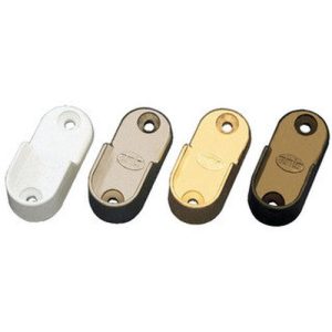 SOPORTE TUBO ARMARIO 7 30X15MM BRONCE