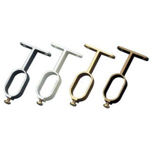 SOPORTE TUBO ARMARIO 8 30X15MM BRONCE