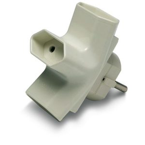 ADAPTADOR TRIPLE 4.8MM 10A-250V