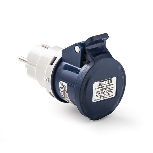 ADAPTADOR CLAVIJA IP40 2P+TTL BASE 2P+T