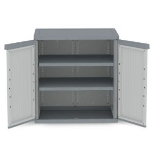 ARMARIO BAJO XL 2PUERTAS 89X54X95 GRIS WAVE
