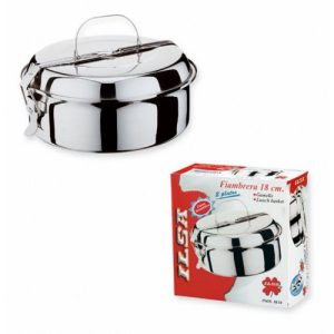 FIAMBRERA INOX REDONDA 16CM