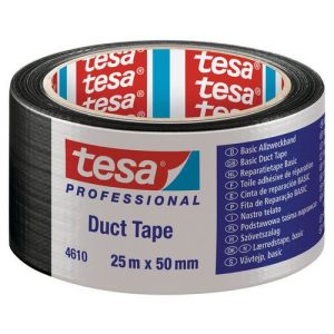 CINTA AMERICANA NEGRA 25M X 50MM